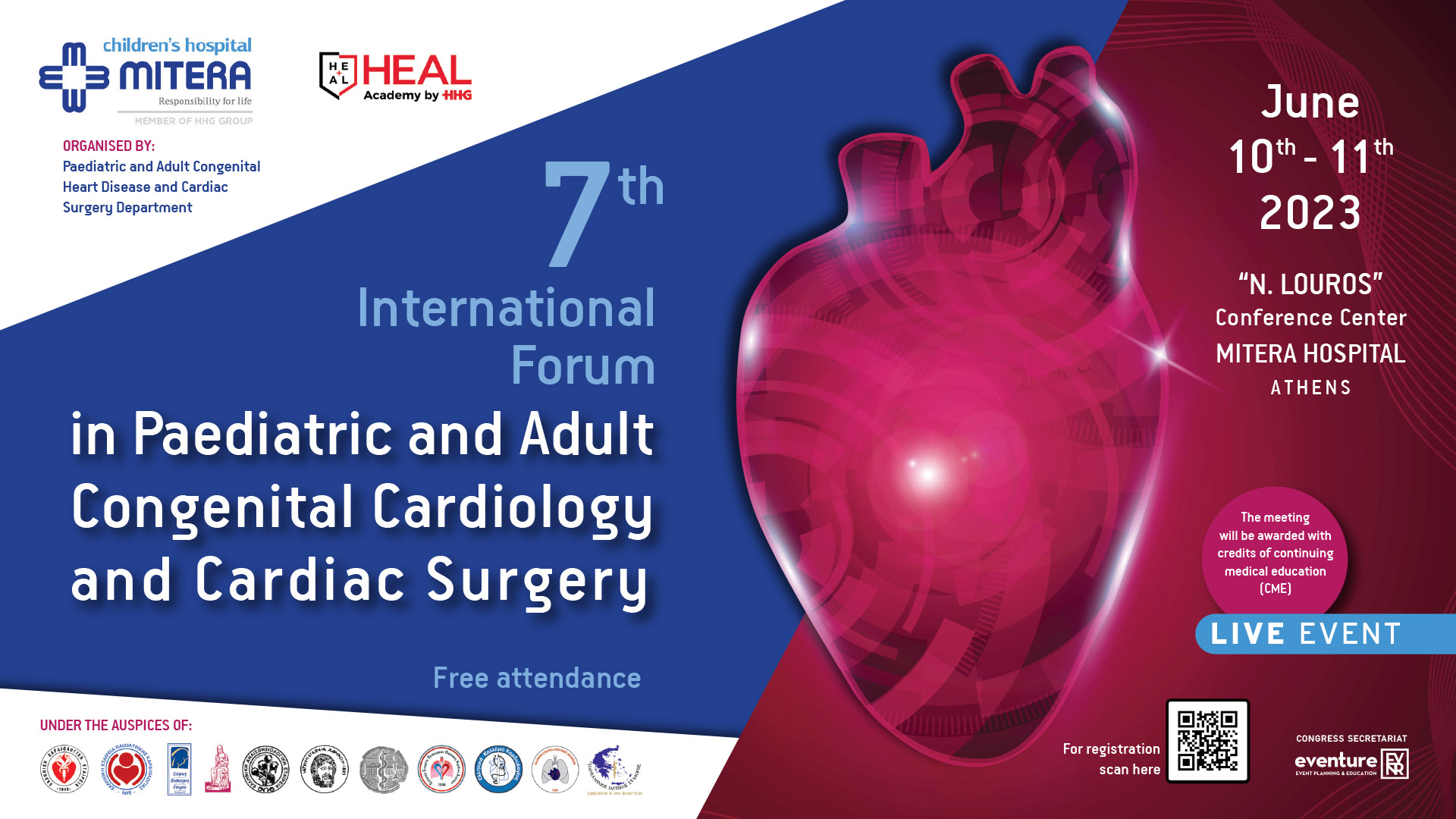 7th International Forum in Paediatric and Adult Congenital Cardiology and  Cardiac Surgery - Mitera